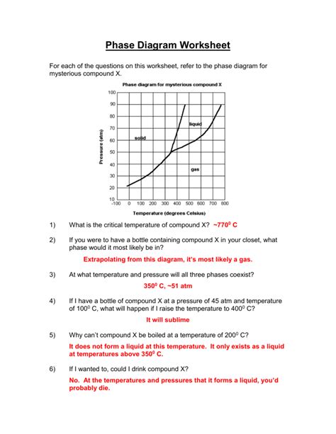 phase diagram test questions 